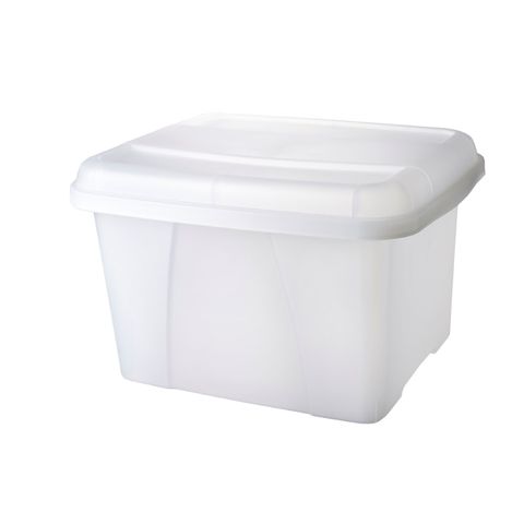 CRYSTALFILE PORTA BOX 32L CLEAR (NO FILES)