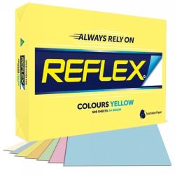 REFLEX A4 YELLOW COPY PAPER 80GSM