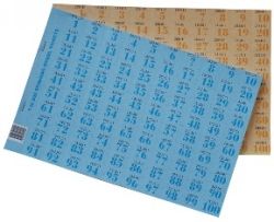 TICKETS CHOCOLATE WHEEL 1-200 PAD - 50 SHEETS