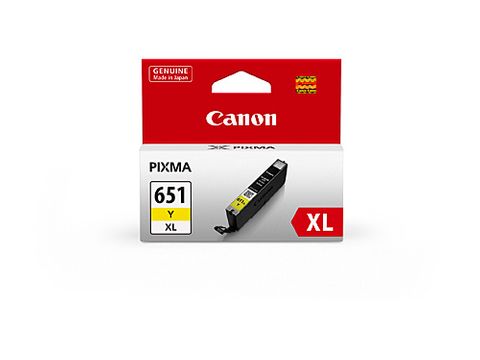 DYN-CLI651XLY CANON CLI651XL YELLOW INK CARTRIDGE - 695 A4 PAGES