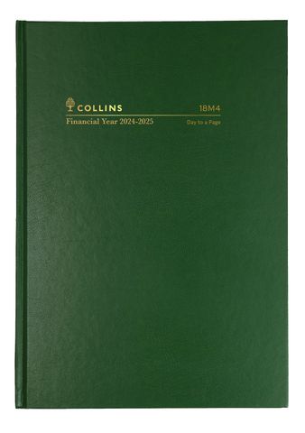 DIARY FINANCIAL A5 1DTP 2024/2025 COLLINS 18M4