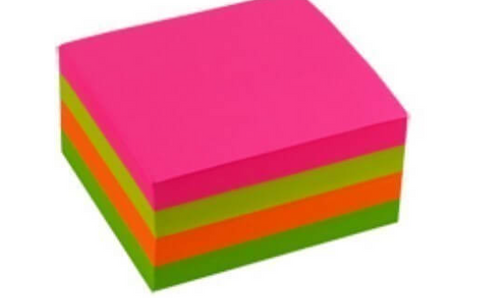 MEMO CUBE REFILLS ITALPLAST NEON PAPER I130
500 SHEETS 95X95MM