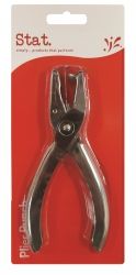 HOLE PUNCH 1 HOLE PLIER METAL SILVER STATS 8 SHEETS