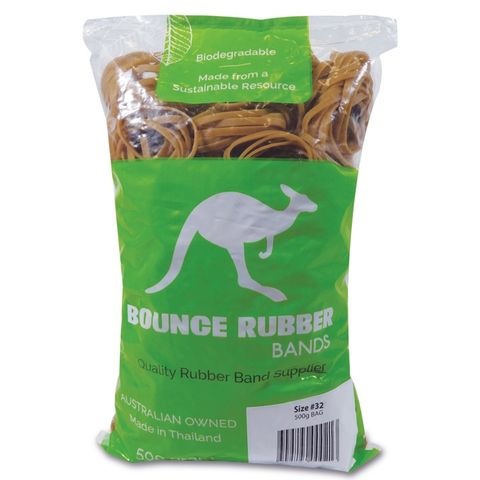 RUBBER BANDS SIZE 32 500GM BAG