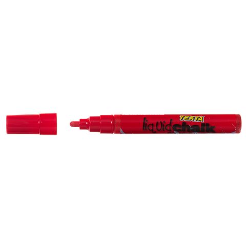 DRY WIPE RED 4.5MM LIQUID CHALK  MARKER TEXTA