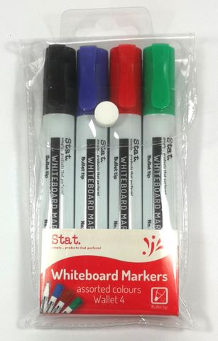 WHITEBOARD MARKERS WALLET 4 BULLET STATS