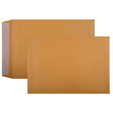 ENVELOPE C4 GOLD POCKET STRIP SEAL CUMBERLAND
BOX 250