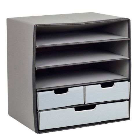 FLEXI STOR STORAGE WITH 3 DRAWERS & 3 SHELVES
370W X 290D 360H MM