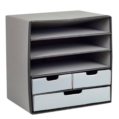 FLEXI STOR STORAGE WITH 3 DRAWERS & 3 SHELVES
370W X 290D 360H MM