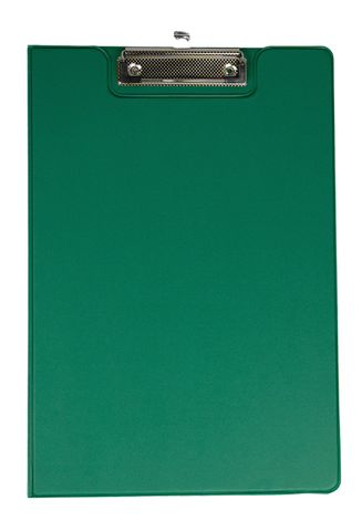 CLIPFOLDER A4 GREEN WITH POCKET