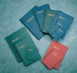 NOTEBOOK COLLINS A5 A-Z  240PAGE  GREEN