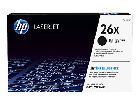 HP #26X Black Toner CF226X 9000 PAGES