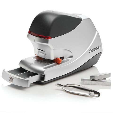 STAPLER ELECTRIC OPTIMA 45   45 SHEET CAPACITY -
SILVER/BLACK  REXEL