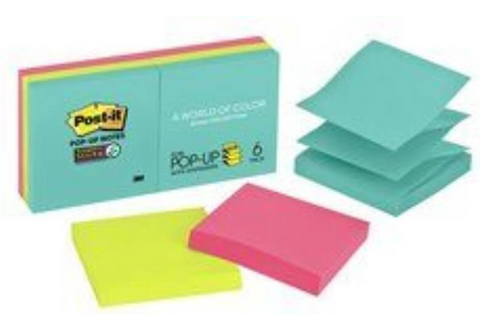 POP UP NOTES R3306SSMIA SUPER STICKY PK6 MIAMI