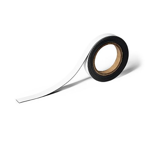 DURABLE MAGNETIC LABELLING TAPE 20MM X 5M WHITE