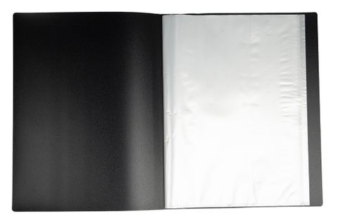 DISPLAY BOOK A4 40 POCKET NON-REFILLABLE BLACK GNS