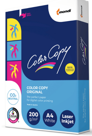 COLOR COPY MONDI A4 PAPER 200GSM PK250