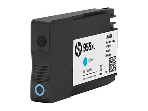 DYN-L0S63AA HP #955XL CYAN INK CARTRIDGE - 1600 PAGES