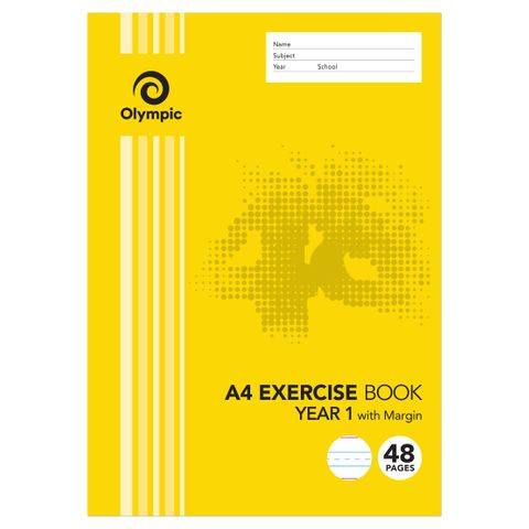 EXERCISE BOOK A4  YEAR1 48 PG