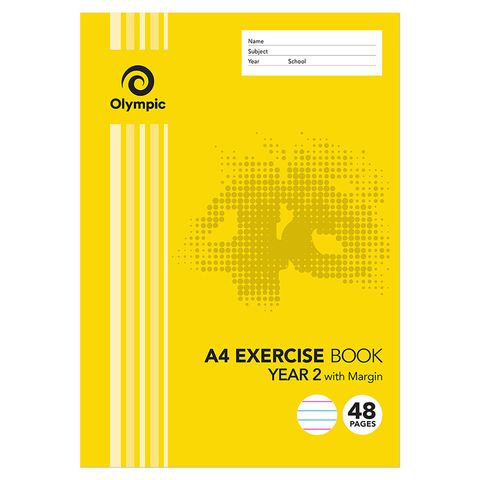 EXERCISE BOOK A4 48P YEAR 2  RULING