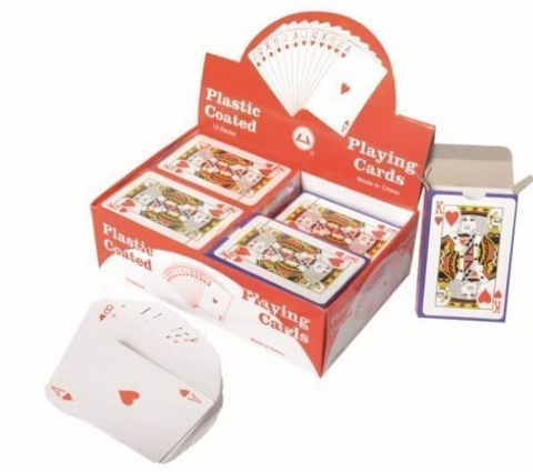PLAYING CARDS PLASTIC COATED