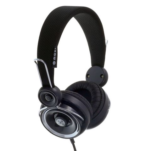 HEADPHONES MOKI LIKE DROPS 3.5 JACK 120MM CABLE BLACK
