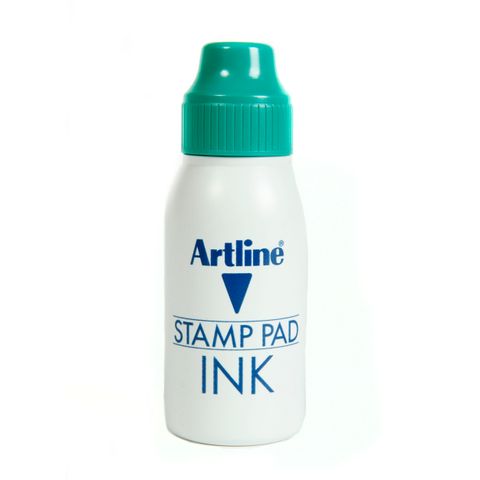 STAMP PAD INK 50CC GREEN ARTLINE