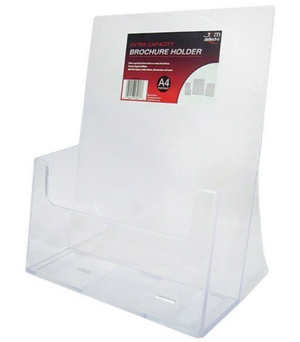 BROCHURE HOLDER A4 EXTRA CAPACITY PORTRATE/FREE STANDING ONLY