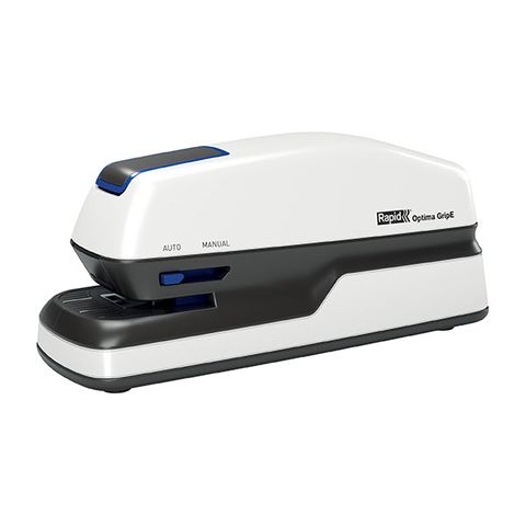 STAPLER ELECTRIC RAPID OPTIMA CONTACTLESS GRIP-E STAPLES UP TO 20 SHEETS USES OPTIMA 56 STAPLES (CODE 2102496)