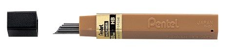 PENTEL LEADS .5MM B HI-POLYMER TUBE 12