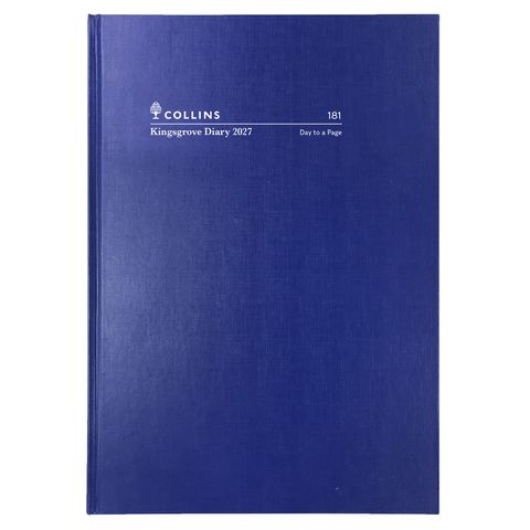 DIARY KINGSGROVE A5 DAY TO PAGE HARD COVER