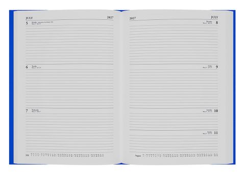 DIARY ESSENTIAL A4 WEEK TO VIEW 2027 HARD COVER