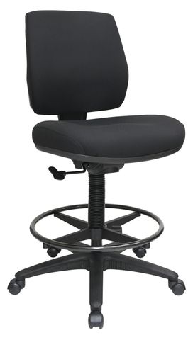 CHAIR DRAFTING BURO ROMA 1 LEVER MID BACK BLACK FABRIC 130KG WEIGHT RATING
SPECIFICATION SHEET AVAILABLE ON REQUEST
