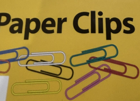 PAPER CLIPS LARGE 33MM ASSORTED COLOURS VINYL COATED PK50