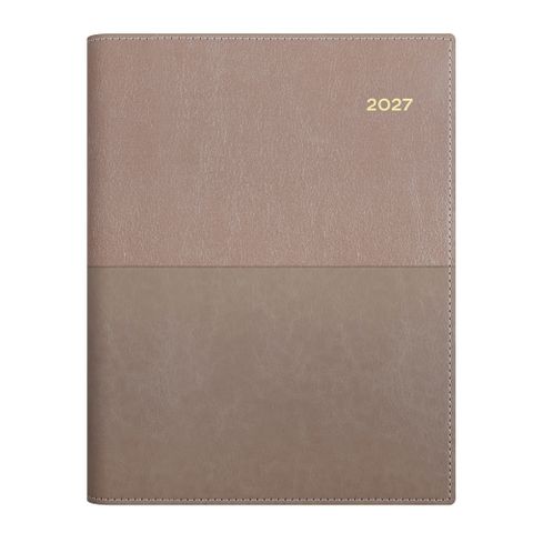 DIARY VANESSA A5 SPIRAL 185.V49 DAY TO PAGE ROSE GOLD 2027