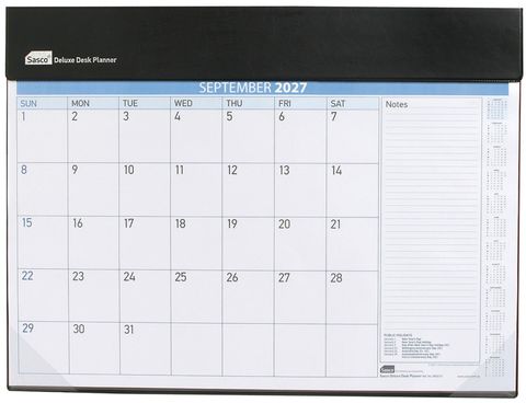 SASCO DELUXE DESK PLANNER 2027  518X387MM
