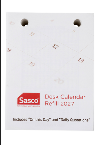 CALENDAR REFILL 2027 TOP OPENING