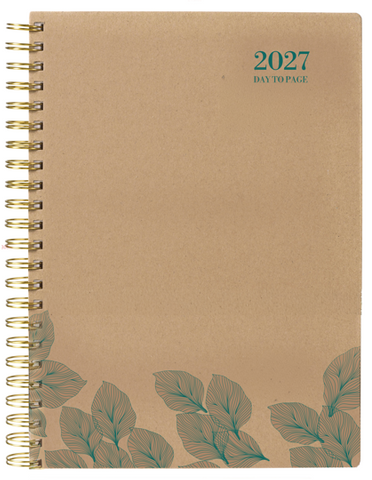 DIARY 2027 ECOWISE A4 DAY TO PAGE KRAFT