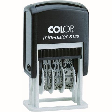 STAMP COLOP S120/B MINI DATER 4MM BLACK