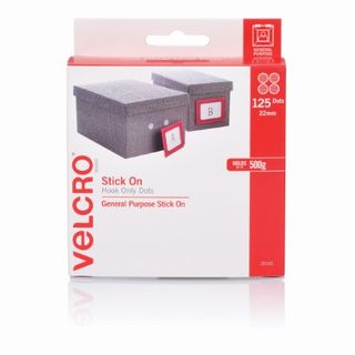 VELCRO HOOK ONLY DOTS 22MM X 125 (20142)