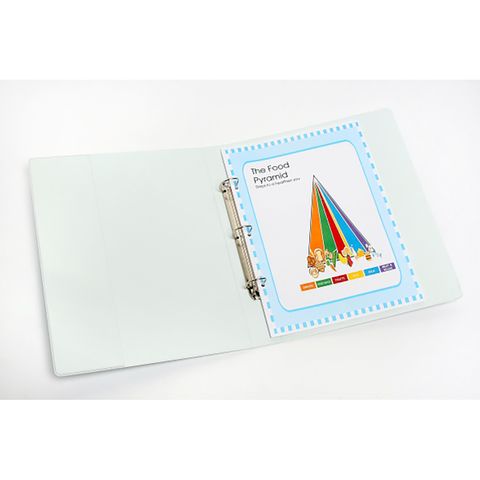 MARBIG CLEARVIEW INSERT BINDER A3 3D 25MM PORTRAIT WHITE
