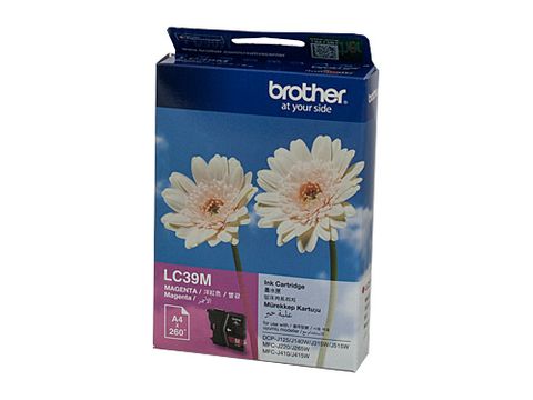 DYN-LC39M BROTHER LC-39M MAGENTA INK CARTRIDGE - 260 PAGES - CQS1