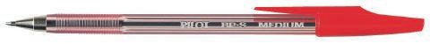 PILOT BPS BALLPOINT PEN MEDIUM RED EACH