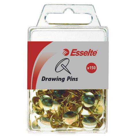 ESSELTE PINS DRAWING PK150 BRASS