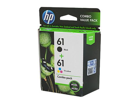 DYN-CR311AA HP #61 BLACK AND COLOUR INK CARTRIDGES -  BLACK 190 PAGES -  COLOUR 165 PAGES  - CQS1