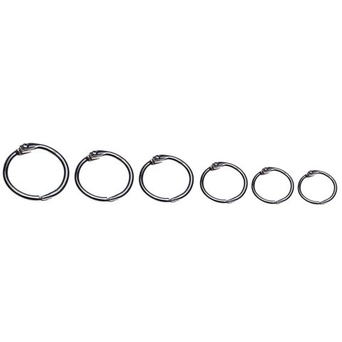 HINGED RINGS NO.6 25mm BX100