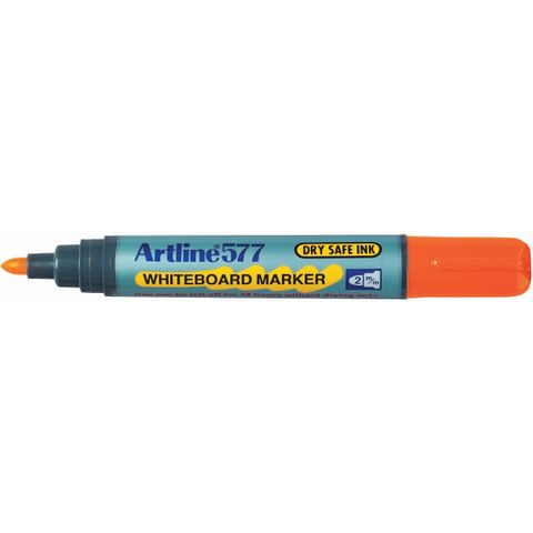 ARTLINE 577 ORANGE WHITEBOARD MARKER 2MM BULLET NIB