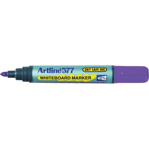 PURPLE ARTLINE 577 WHITEBOARD MARKER 2MM BULLET NIB