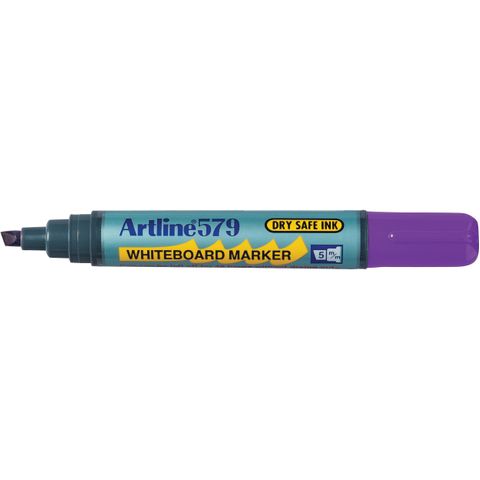 MARKER ARTLINE 579 PURPLE WHITEBOARD 5MM CHISEL NIB