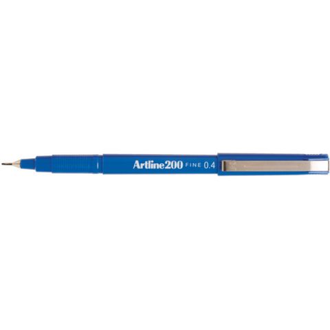 PEN ARTLINE 200 BLUE FINELINER  0.4MM